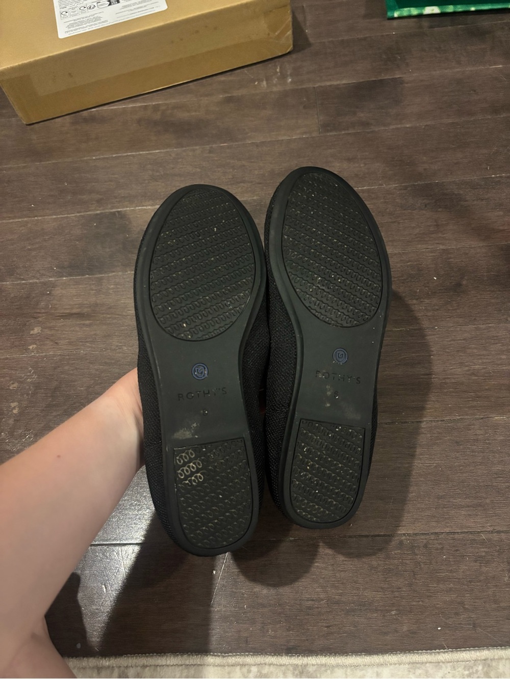 Black Rothy Flats - Picture 3 of 4